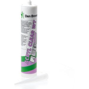 Den Braven - Zwaluw Acryl Clear WT - Kit - Transparant - 1 Stuk