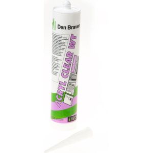 Zwaluw acryl clear wt - afdichtingskit - 310 ml koker - transparant