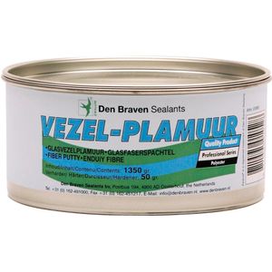 Zwaluw - Vezelplamuur - 300 gram - Glasvezel gevuld - Polyesterharsen