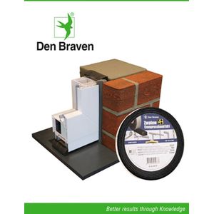 Zwaluw Compress Band Lengte 12,5M Breedte 10mm Uitzethoogte 10 Hoogte 2mm