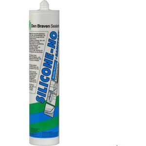 Den Braven Zwaluw Silicone NO 310 ml wit - Schimmelbestendige Siliconenkit