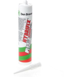 Zwaluw Den Braven Hybrifix Lijmkit - Wit - 290ml