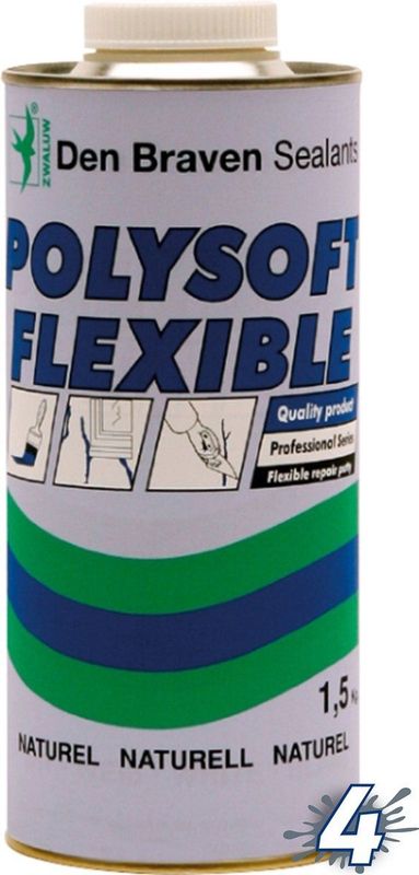 Zwaluw - Polysoft Flexible - Plamuur - Snel Uithardend - 2-Componenten