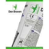 Zwaluw Den Braven 10685001 Acryl Exterior+ Acrylaatkit - Grijs - 310ml