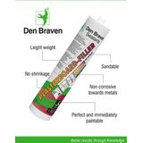 Den Braven - Zwaluw Plasterboard-Filler - Wit - 310Ml
