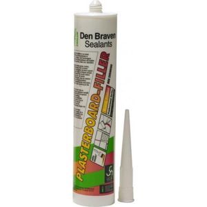Den Braven - Zwaluw Plasterboard-Filler - Wit - 310Ml