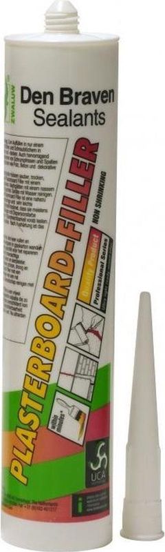 Den Braven - Zwaluw Plasterboard-Filler - Wit - 310Ml