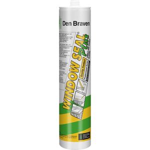 Den Braven Zwaluw Window Seal Plus - Bruin 1 Stuk - Kitten - Verfwinkel is tot 50% goedkoper