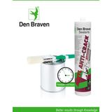 Den Braven - Zwaluw Acrylaatkit - Wit - 310Ml - Anti-Crack