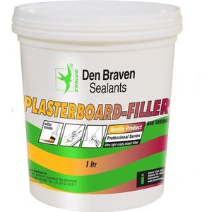 Zwaluw Plasterboard filler - krimpvrije vulpasta - wit - 1 l emmer