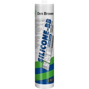 Zwaluw Silicone-BB + Sanitary - siliconenkit - 310 ml koker - transparant grijs