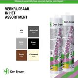 Zwaluw - Hybriseal - Beglazingskit - Creme-wit - 290ml