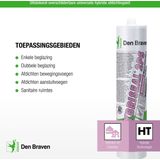 Zwaluw - Hybriseal - Beglazingskit - Creme-wit - 290ml