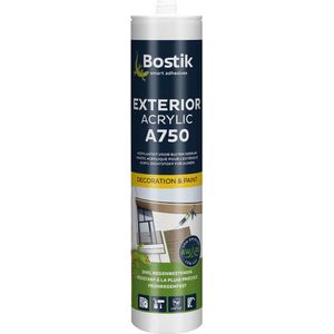 Bostik A750 Exterior Acrylic Wit - 310ml