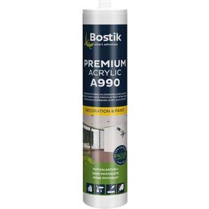 Bostik A990 Premium Acrylic Wit - 310ml