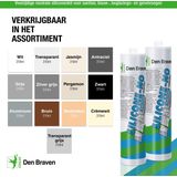 Zwaluw Silicone NO Transparantgrijs (trijs)