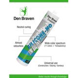 Den Braven - Zwaluw Silicone NO - Zilvergrijs - 1 Stuk