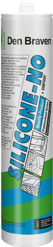 Den Braven - Zwaluw Silicone NO - Zilvergrijs - 1 Stuk