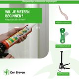 Zwaluw Beglazingskit Windowseal P Bruin (310ml)