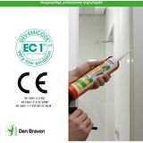 Zwaluw Beglazingskit Windowseal P Bruin (310ml)