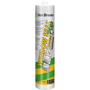 Zwaluw Beglazingskit Windowseal P Bruin (310ml)
