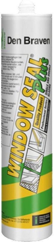 Zwaluw Beglazingskit Windowseal P Bruin (310ml)