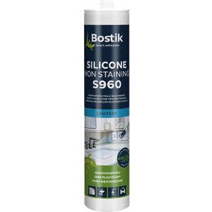 Bostik Premium S960 siliconenkit non-stain Zilvergrijs 310ml