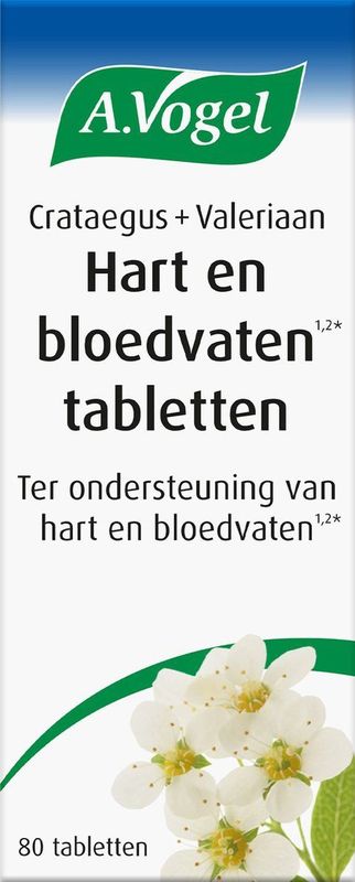 A.Vogel Crataegus + Valeriaan Hart en Bloedvaten - Tabletten