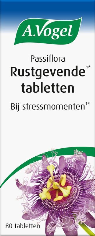A.Vogel Passiflora Rustgevende tabletten - Passiebloem helpt bij stressmomenten.* - 80 st