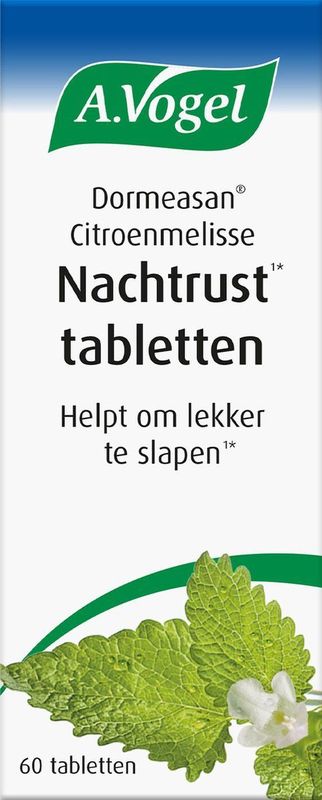 A.Vogel - Dormeasan Citroenmelisse - Tabletten - Vegan - Lactose- en Suikervrij