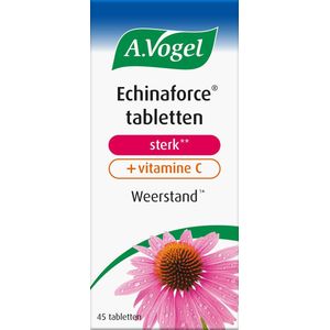 A.Vogel Echinaforce sterk + vitamine C tabletten - Krachtige formule.** Echinacea ondersteunt de weerstand.* - 45 st