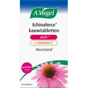 A.Vogel Echinaforce kauwtabletten sterk** + vitamine c 60 kauwtabletten