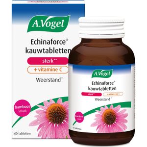 A.Vogel Echinaforce kauwtabletten sterk** + vitamine c 60 kauwtabletten