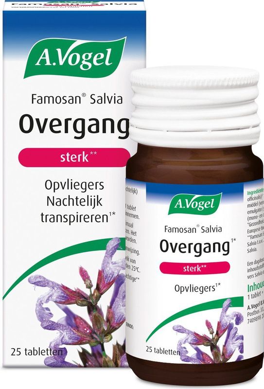 A.Vogel - Famosan Salvia - Homeopathisch Geneesmiddel - Natuurlijk - Ondersteunt Menopauze