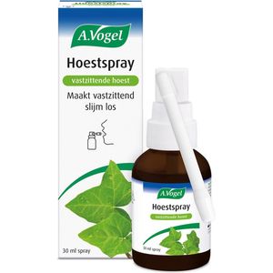 A.Vogel Hoestspray vastzittende hoest spray - Hoestspray bij vastzittende hoest. Maakt vastzittend slijm los. - 30 ml