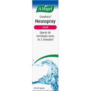 A.Vogel - Neusspray Sterk - Neusspray - Zout - Vegan