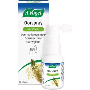 A.Vogel Oorspray oorsmeer spray - Overmatig oorsmeer, oorsmeerprop, oorhygiëne. - 20 ml