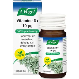 A.Vogel Vitamine d3 10 microgram 100 tabletten