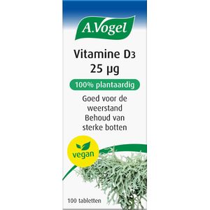 A.Vogel Vitamine d3 25 microgram 100 tabletten
