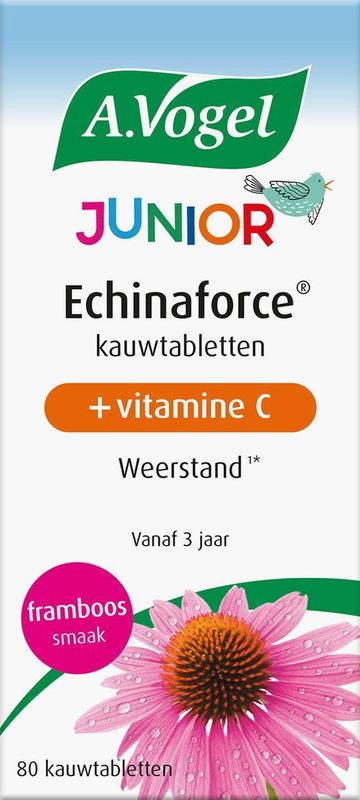 A. Vogel Echinaforce junior & vitamine C 80 kauwtabletten