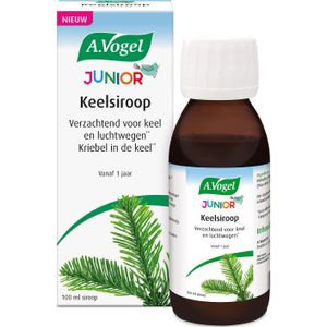 A. Vogel Junior Keelsiroop 100ml (let op, tenminste houdbaar tot mei &#039;24)  100 Milliliter