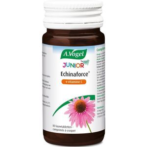 Echinaforce Junior + Vitamine C - 80 Tabletten - Natuurlijke Vitamine C - Rode Zonnehoed Extract