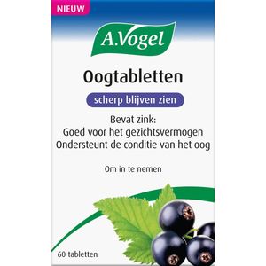 A.Vogel Oogtabletten tabletten - Helpt om scherp te blijven zien1 - 60 st