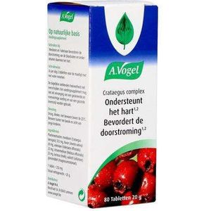 A. Vogel Crataegus Complex 80 Tabletten