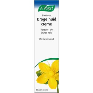 A.Vogel Bioforce Droge huid crème - Verzorgt de droge huid. Met zuiver wolvet. - 30 g
