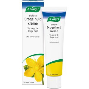 A.Vogel Bioforce Droge huid crème - Verzorgt de droge huid. Met zuiver wolvet. - 30 g