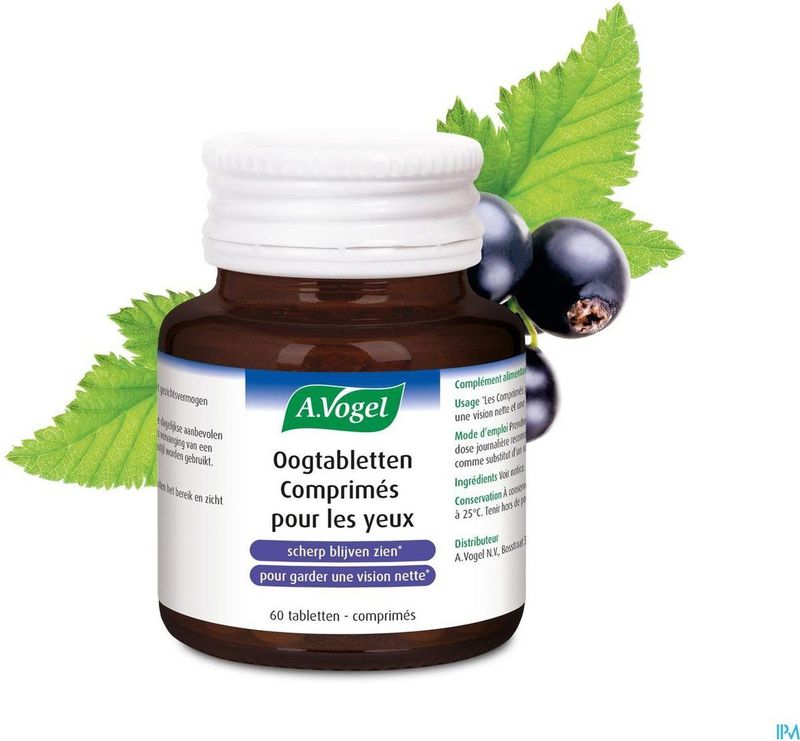 A.vogel - Oogtabletten - 60 Stuks - Voedingssupplement