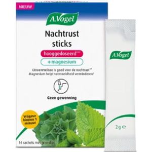 A.Vogel - Nachtrust - Granulaat Sticks - 14 Sticks - Helpt de Slaapkwaliteit Bevorderen