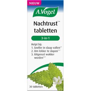 A.Vogel Dormeasan Nachtrust 3 In 1 30 tabletten