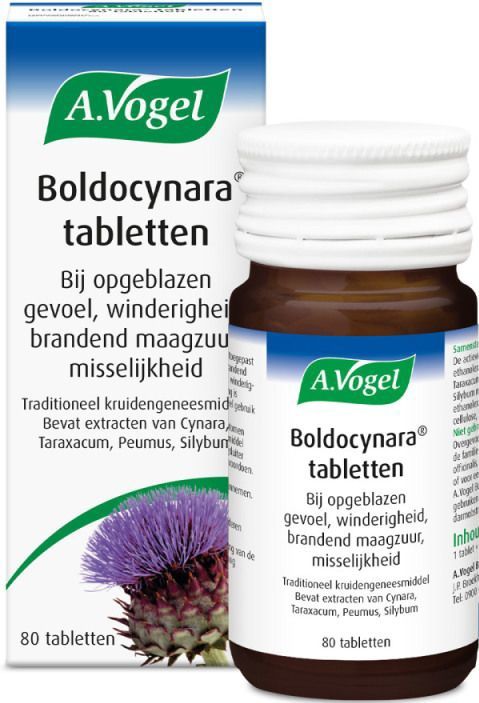 A.Vogel - Boldocynara - Maagtabletten - 60 Stuks - Kruidengeneesmiddel